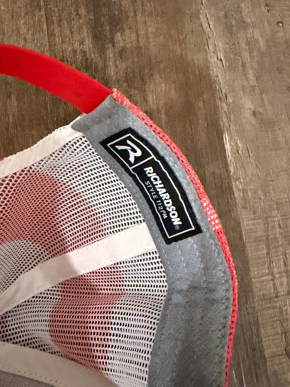 Men's Blue  Patch Trucker Hat with Red & Blue Mesh TMFG Outfitters
